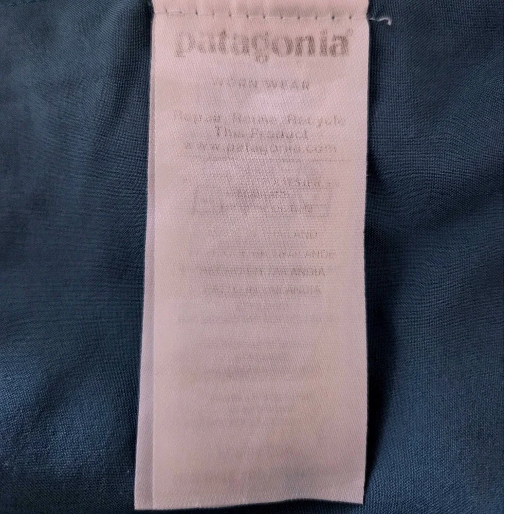 Patagonia Stretch Planing Board Shorts Mens Tasmanian Teal Blue Sz 36 Beach Pool